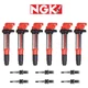 NGK G-Power Double Laser Platinum Spark Plug & Engine Ignition Coil For BMW