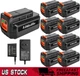 40V LBXR36 5Ah Replace for Black and Decker Lithium Battery LBXR2036 LBX2040