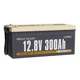 12V 300Ah  Power Queen Group 24 LiFePO4 Lithium Battery for Solar RV Off-grid