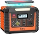EBL Portable Power Station 300, 110V/330W Pure Sine Wave Solar Gene... Fast Ship