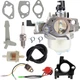 Honda GX390 13hp 16100-ZF6-V01 Generator Carburetor w/choke lever