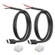 USB-C Power Cable to Bare Wire, 20AWG 1M Type-C Male Plug 3.3 feet, Black