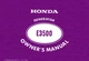 Soft Copy of Honda E3500 Generator Manual