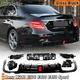 Rear Diffuser Lip W/Exhaust Tips Fit For Benz W213 E300 E400 E450 Sport 2016-20