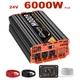 6000 watt pure sine wave inverter  car power inverter dc 24v to 110v
