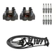 Denso 2 Ignition Coil Wires 8 NGK Iridium Spark Plugs Kit For F-150 Town Car V8