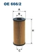 OE 666/2 FILTRON Oil Filter for MERCEDES-BENZ NISSAN OPEL RENAULT VAUXHALL 1520900