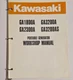 Kawasaki GA1800A GA3200A GA2300A GA3200AS Portable Generator Workshop Manual
