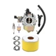 GX390 Carburetor w Air Fuel Filter For Honda GX340 16100-ZF6-V01 11HP 13HP
