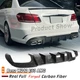 For Mercedes Benz E Class W212 E63 AMG 2013-16 Forge Carbon Rear Bumper Diffuser