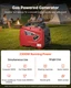 VEVOR 3000W Inverter Generator, Quiet Gas Powered w/ CO Sensor, 55 lbs