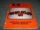 Kawasaki KG550A KG750A KG1100A Portable Generator Shop Service Repair Manual xo
