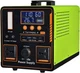 Portable Power Station, 1216Wh LiFePO4 Battery，1200W (Peak 2400W) AC，