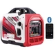 4000W Quiet Generator Inverter Portable For Home Camping EV-Charging w/Bluetooth
