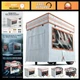 Heavy Duty Waterproof Generator Cover for 5000-10000W Portable Generators, 32"x2