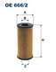 FILTRON OE 666/2 OIL FILTER FOR FIAT MERCEDES-BENZ NISSAN NISSAN (DFAC) OPEL RENA