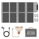 MHPOWOS 80W Portable Solar Panel for Anker 521 Solix C200 C300 Power Stations