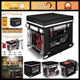 Heavy Duty Waterproof Generator Cover 32"x24"x24" with PVC Window & Open Top