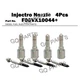 F00VX10044 4x Fuel Injector Nozzle for Toyota Corolla Yaris 1.4d 1ND 23670-0W010