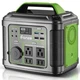 iFanze 300W Portable Power Station 296Wh Solar Generator AC/DC Ports, Black