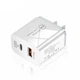 DUAL USB Wall Charger Fast PD Power Adapter Type C QC3.0 For Android iPhone iPad