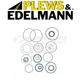 Edelmann Steering Gear Seal Kit for 1974 Dodge MB300 - Power Hydraulic Fluid wz