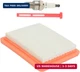 Hipa 17211-Z8B-901 Air Filter for Honda GCV160 GCV160LAO GCV170 GCV170LA GCV190