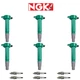 NGK G-Power Laser Double Platinum Spark Plug + Ignition Coil Engine For Dodge