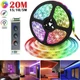 RGB 5050 SMD LED Strip RGB Knob Controller 8A 12V Complete Kit with Plug LE