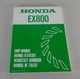 Workshop Manual Honda Generator EX800 Stand 1983