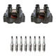 Denso 2 Ignition Coil 8 NGK Platinum Spark Plugs Kit For B2300 B2500 Ranger L4