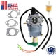 Carburetor with Solenoid For Honda 16100-ZF6-D02 16100-ZE3-704 16100-ZE3-702