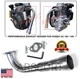 Honda GX100, GC160, Honda GC190 Performance 3 stage Exhaust Header.