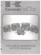 Genuine Kawasaki Owner's Service Manual KG550A KG750A KG1100A KG1600A Generator
