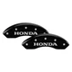 For Honda Pilot 03-08 Caliper Covers Gloss Black Caliper Covers w Honda / H Logo