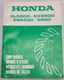 Honda Portable Generator Shop Manual EL5000 EX5500 ES5500/6500 Eng Fr De Es 1983