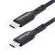Startech USB2CC15FBKE 15FT USB-C CABLE CHARGER CORD 60W POWER DELIVERY M/M TYPE-