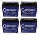 12-Volt 22AH GEL Battery Replaces All Power Model APGG10000 - 4 Pack