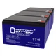 Mighty Max 12V 15AH GEL F2 Replaces Goal Zero Yeti 150 Solar Generator - 3 Pack