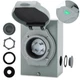 Risornda 30 Amp Generator Inlet Box, NEMA L14-30P 30AMP, Gray 