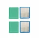 2x Air filter for Coleman Powermate PM0401853 PM0401852 1850 1500 Watt Generator