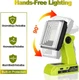 1800LM Cordless LED Work Light for Ryobi 18V Battery Jobsite Light with USB