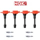 NGK G-Power Laser Iridium Spark Plug + High Performance Ignition Coil For Nissan
