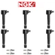 NGK Iridium IX Spark Plug + Engine Ignition Coil For 08-17 Honda Odyssey 3.5L V6