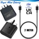 Real 25W Super Fast Charger Plug &2M Type C To C Cable For All Mobile Phones Lot