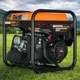 Genkins 4500 Watt Open Frame Inverter Generator 30 Amp Pure Sine Wave Low Noise