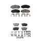 TEC KTC-100397 Brake Pad Sets 4-Wheel Set Front & Rear Coupe for Acura TL TSX RL