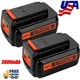 2x 40v Li-ion Battery for Black+Decker LBX2040 LBXR36 LSW36 LBXR2036 40 Volt Max