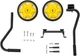 Champion Power Equipment Wheel Kit with Folding Handle and Never Flat Tires