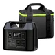 300W Portable Power Station LiFePO4 Battery Solar Generator + Carrying Case Bag